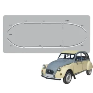 2CV Dolly adhesive kit, first series, white, yellow, Rialto grey, cormorant (4659)