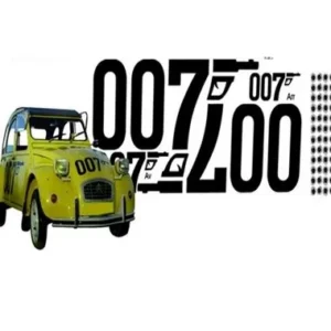 James Bond 007 2CV adhesive set (2716)