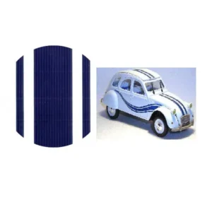 2CV France 3 convertible top with external closure