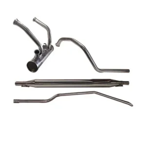 Linha de escape completa em aço inoxidável para 2CV4 e Dyane 4