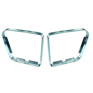Juego de 2 embellecedores de luces traseras cromados para 2CV