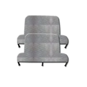 2CV front and rear bench seat cover, black fabric