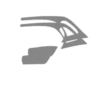 Complete grey Dyane felt kit with quarter window