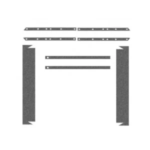 Foam seal for 2CV sedan platform, original quality, 5mm