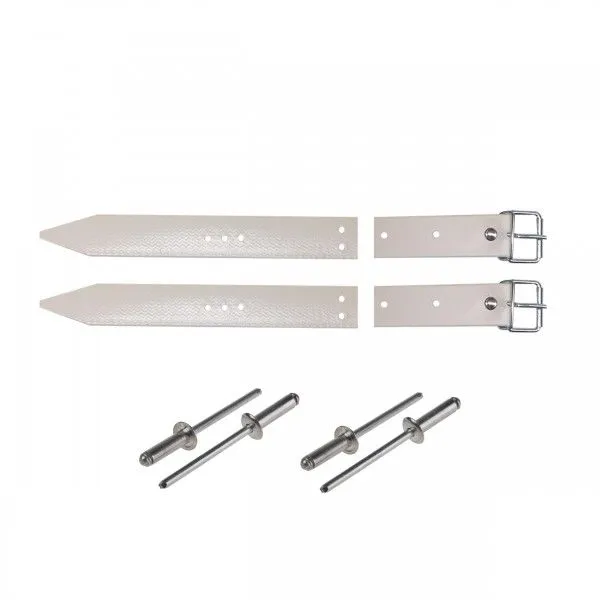 White strap and counter-strap kit for Mehari hood