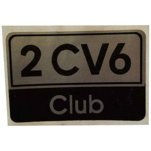 Monogramme 2CV6 club