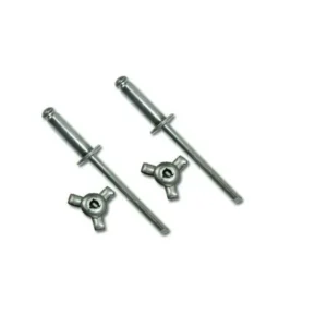 Rivets x 100 high-quality aluminum 4.8x15.3