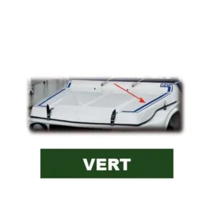 Green Mehari front and rear sticker