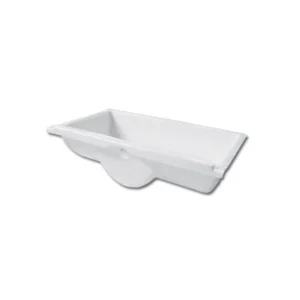 Bare white glove box