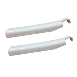 Old style armrest trim x2 white