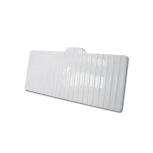 White rear seat board cover