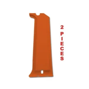 Bare orange right-hand side