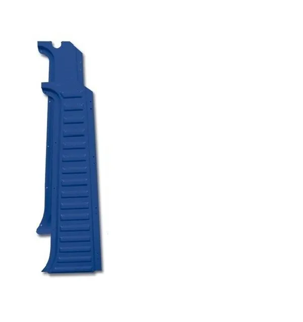 Montante vertical nu esquerdo Mehari azul-celeste