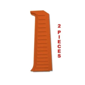 Left-hand side of the naked orange Mehari