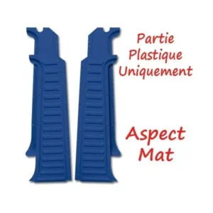 Matte blue nude Mehari top, the pair