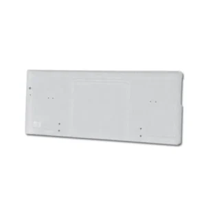 Bare white rear door