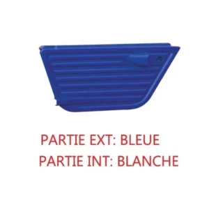 Left door of the azure blue Mehari