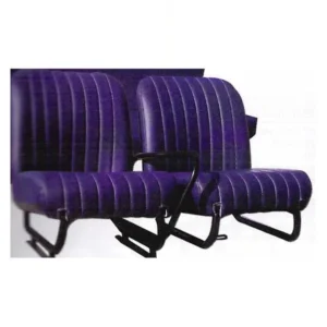 Conjunto de 2 molduras delanteras + asiento trasero azul marino