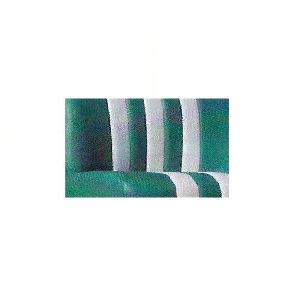 Assento traseiro Mehari listrado verde/branco