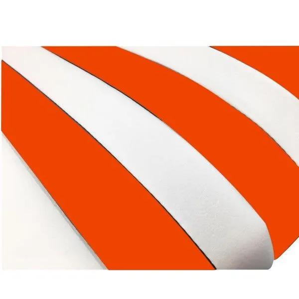 Assento frente direito branco/laranja Mehari