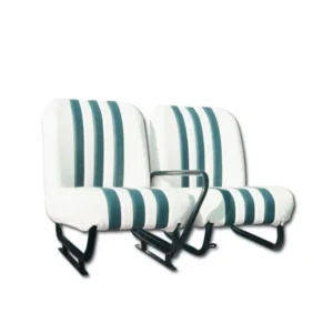 New white/green front passenger seat in the Mehari