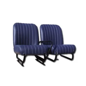 New left-hand seat, plain navy blue