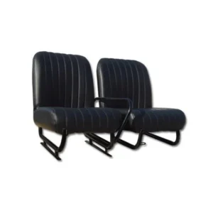 New left-hand seat, plain black