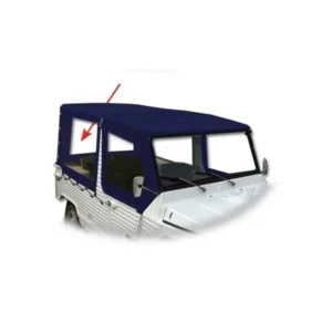 Rear cover with 4 straps up to 07/1982 navy blue