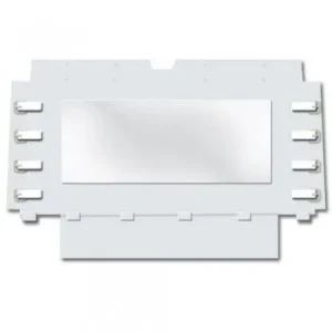 White rear pickup truck cover