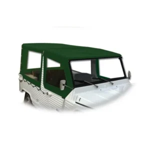 Complete set of tarpaulins with 4 straps (6 pieces) green