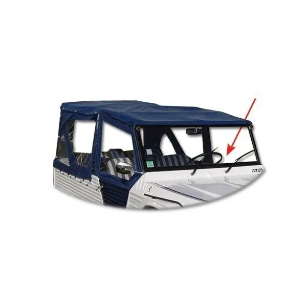 Lado esquerdo azul celeste