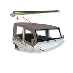 Roof + front crossmember for a 1982 Mehari, grey
