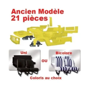 Kit de carrocería completo reforzado en amarillo para el modelo anterior