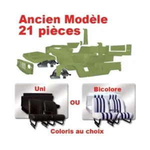 Complete Montana Green reinforced body kit for older model