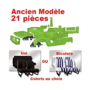 Complete body kit, Tibesty green, older model, reinforced