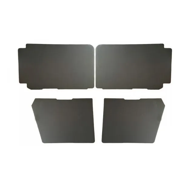 Juego de 4 paneles de puerta pequeños de pata de gallo para 2CV