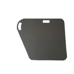 Blue left rear door panel