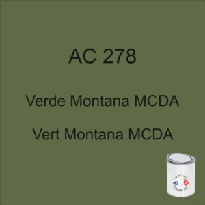 Pintura en aerosol de 298 ml para carrocería Méhari AC 278 Montana Green mcda
