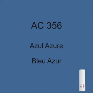Pintura en aerosol de 298 ml para Méhari AC 356 Azul Azur, años 83-84-85-86-87