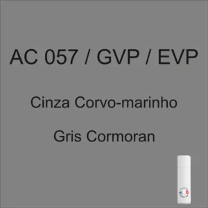 Pintura en aerosol 298ml AC 057 / GVP / EVP Gris Cormorán años 84 - 85 - 86 - 87 - 88 - 89 - 90