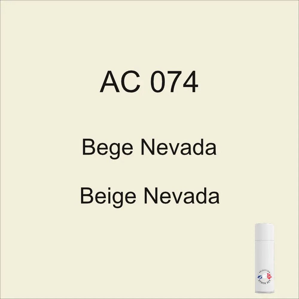 Tinta aerossol 298ml AC 074 Nevada Bege 79 - 80 - 81