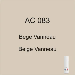 298ml AC 083 Beige Vanneau spray paint, 1975-1976