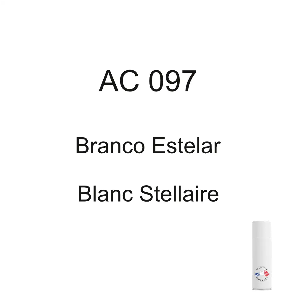 Tinta aerossol 298ml AC 097 Stellar White ano 69