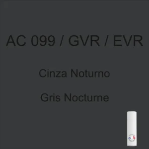Pintura en spray 298ml AC 099 / GVR / EVR Gris Noche años 84 - 85 - 86 - 87 - 88 - 89 - 90