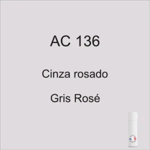 Pintura en aerosol AC 136 Rose Grey de 298 ml, años 63-64-65-66-67-68-69-70-71
