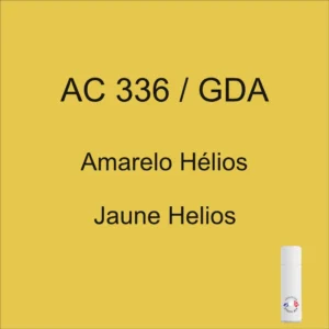 Pintura en aerosol AC 336/GDA Amarillo Helios de 298 ml, año 83