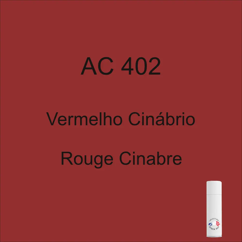 Tinta aerossol 298ml AC 402 Cinnabar Red ano 67