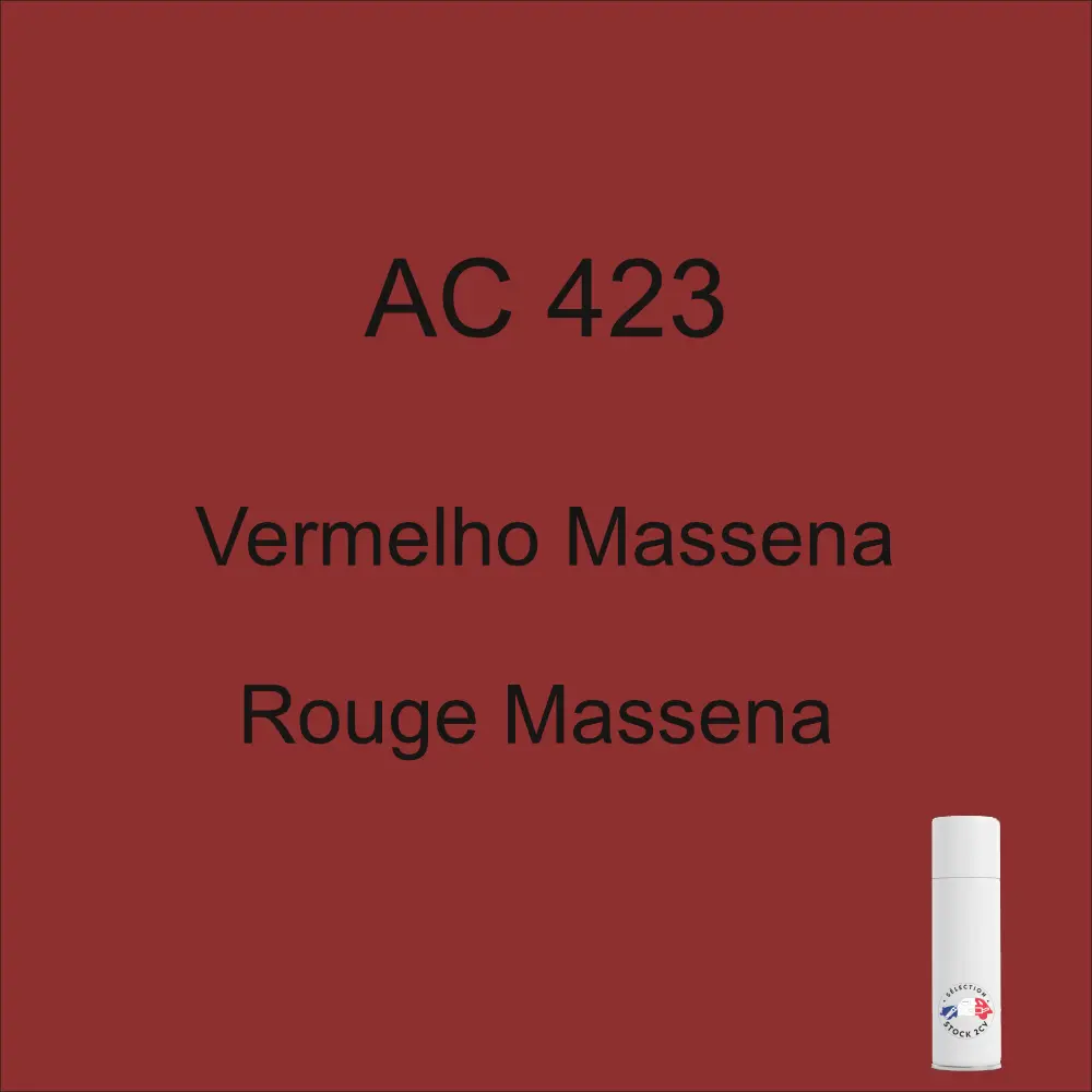 Tinta aerossol 298ml AC 423 Massena Vermelho ano 71
