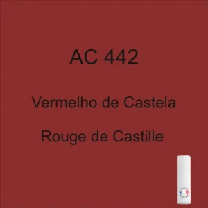 Pintura en aerosol AC 442 Rojo Castilla de 298 ml, años 1981-1982