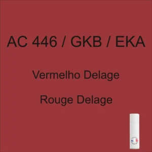 Pintura en aerosol de 298 ml AC 446 / GKB / EKA Rojo Delage para los años 81 - 82 - 83 - 84 - 85 - 86 - 87 - 88 - 89 - 90